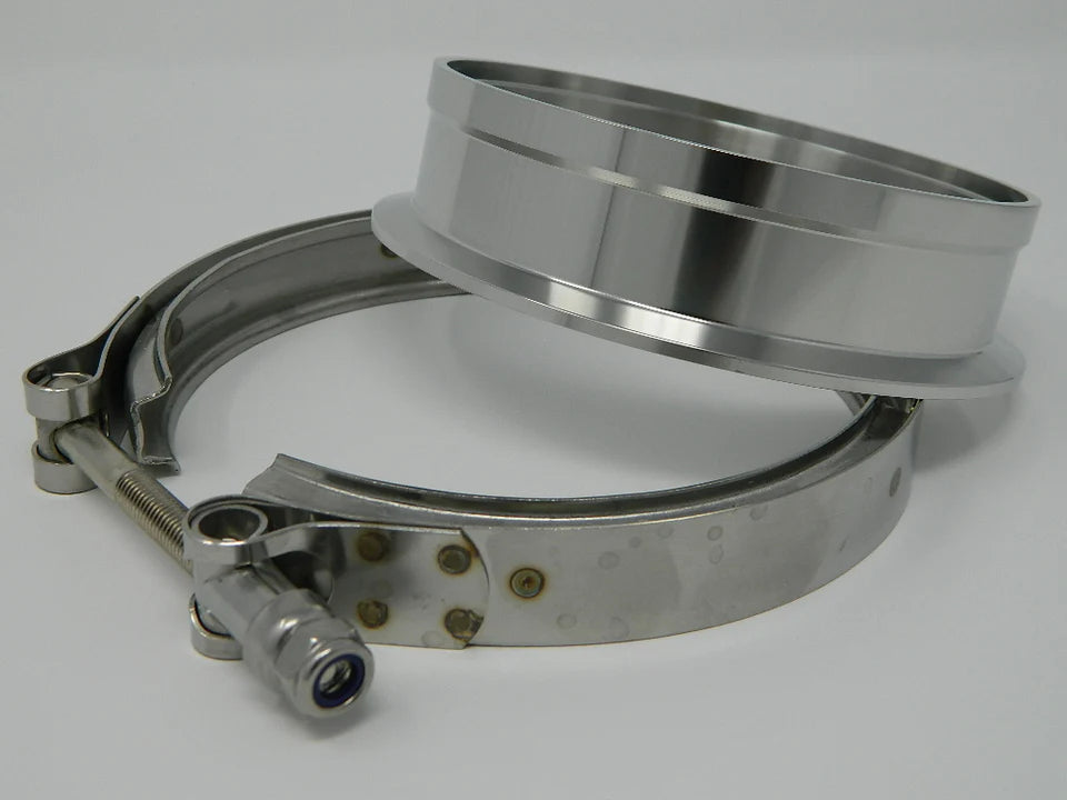 5" to 5" T6 Exhaust Flange Aluminum