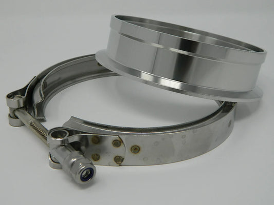 5" to 5" T6 Exhaust Flange Aluminum